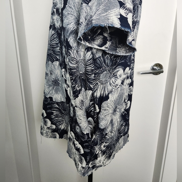 Floral Jaquard Mini Shirt Dress - Picture 7 of 14
